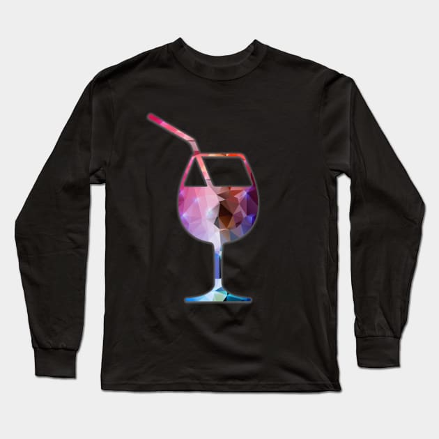 Wine Lovers Wine Glass Long Sleeve T-Shirt by jdhollyfield